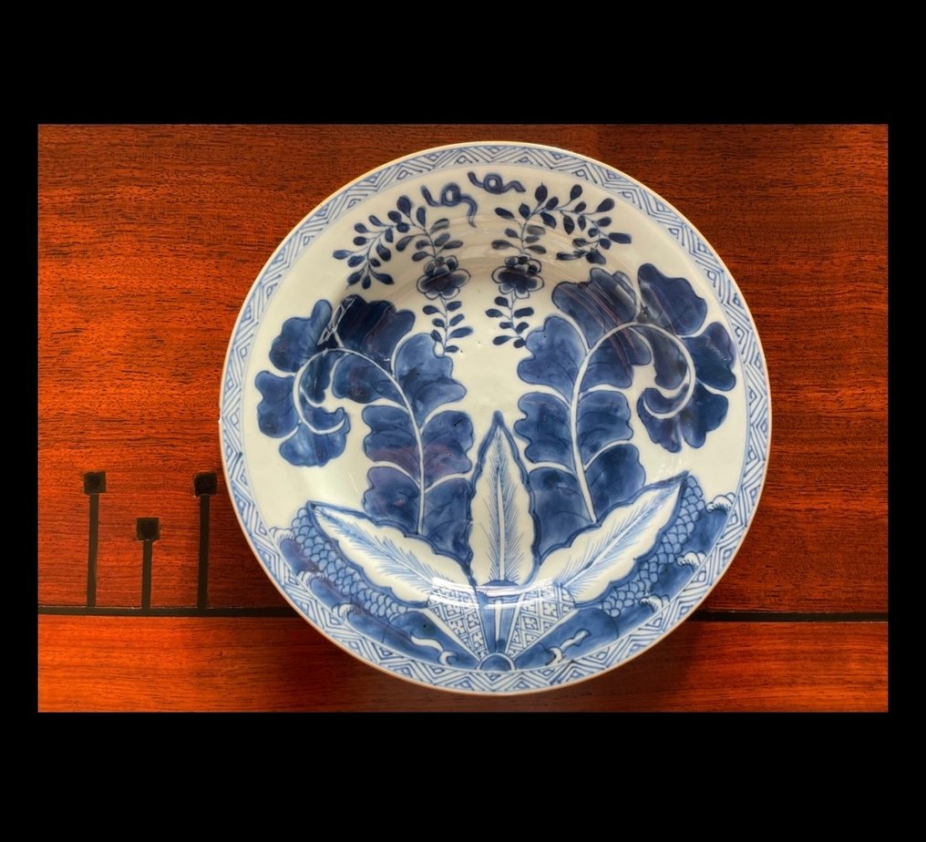 KangXi  bord - 盤子 - 瓷器 - 烟草叶 #1.0