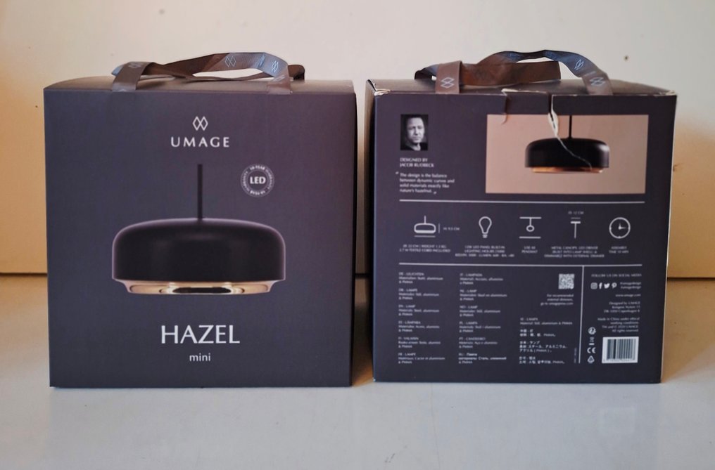 Umage - Jacob Rudbeck - Φωτιστικό (2) - Hazel mini - Χάλυβας, Αλουμίνιο, Πλαστικό - 2 ολοκαίνουργια αντικείμενα #3.2