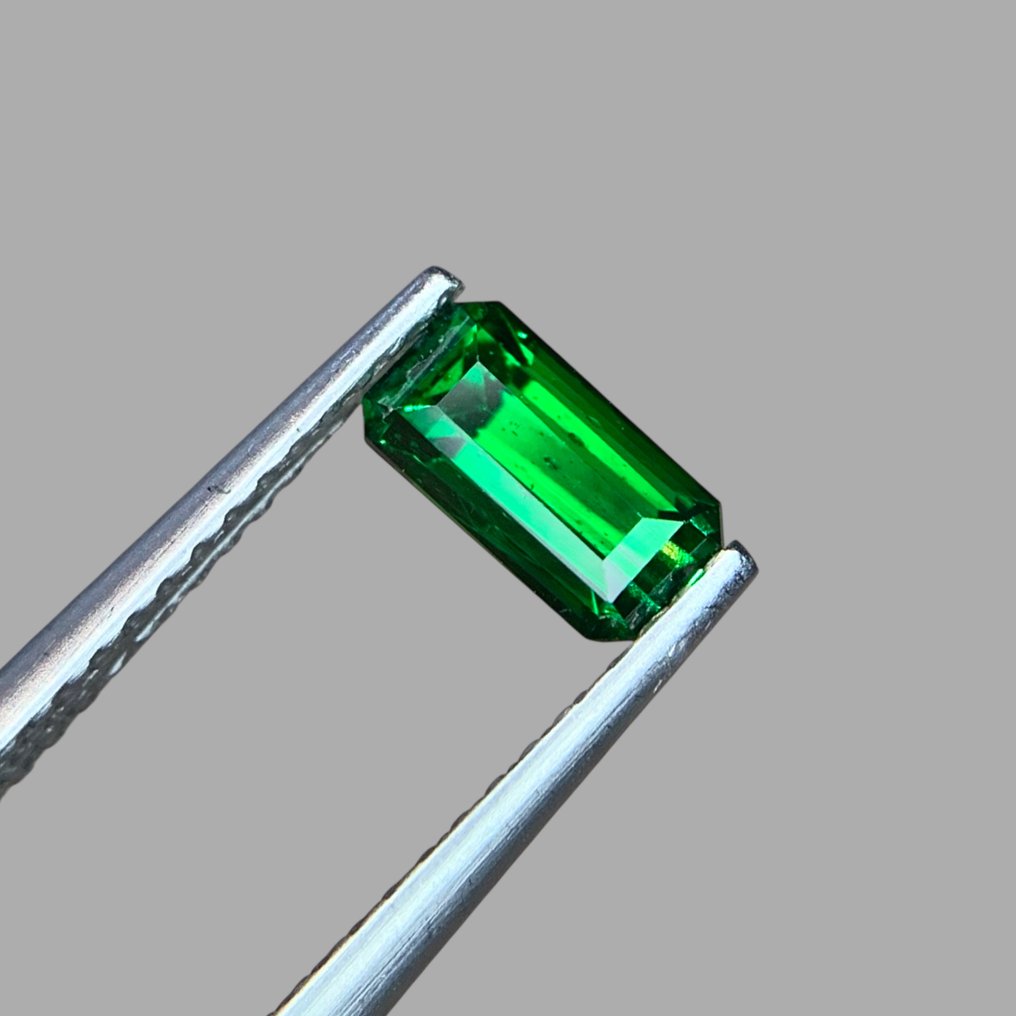 沒有保留價 - 1 pcs  綠色 沙弗來石  - 0.78 ct - 國際有色寶石協會 (ICA GemLab) - 鲜明的绿色颜色 #2.1