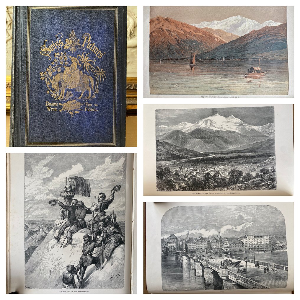 Rev. Samuel. Manning - Swiss Pictures Drawn With Pen and Pencil - 1870 #1.0