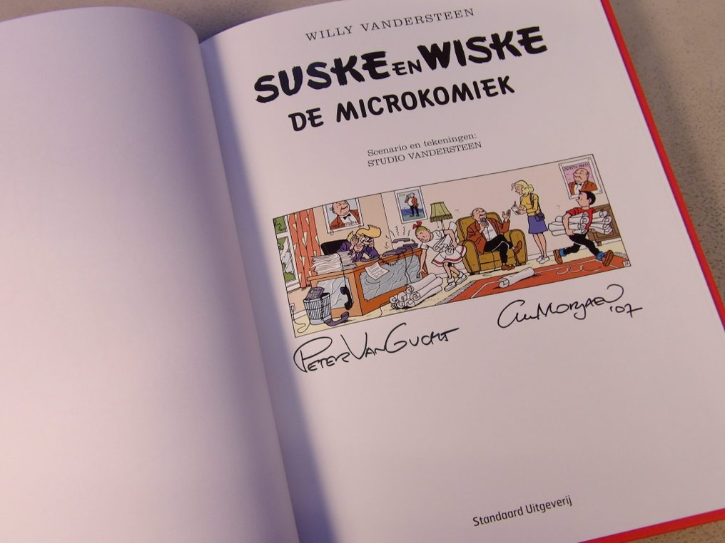 Suske en Wiske - De Microkomiek - luxe uitgave - 2x gesigneerd album - 1 x 豪华版 - 第一版 - 2007 #3.2