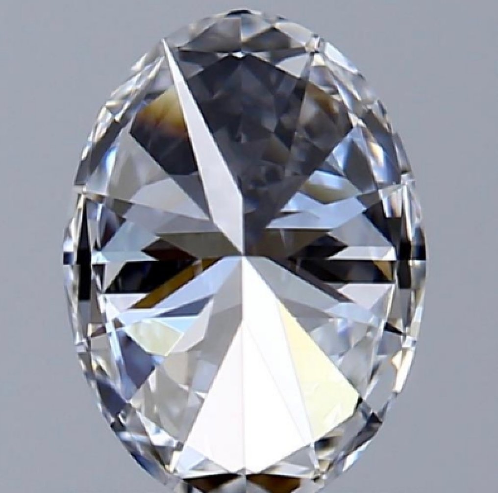 1 pcs 钻石  (天然)  - 0.50 ct - 椭圆形 - D (无色) - VVS1 极轻微内含一级 - 美国宝石研究院（GIA） #2.1