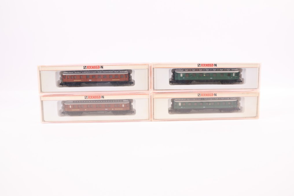 Arnold N - 3361/3370/3380/3390 - Επιβατικό τρένο μοντελισμού (4) - Τέσσερα βαγόνια. - DRG #2.1
