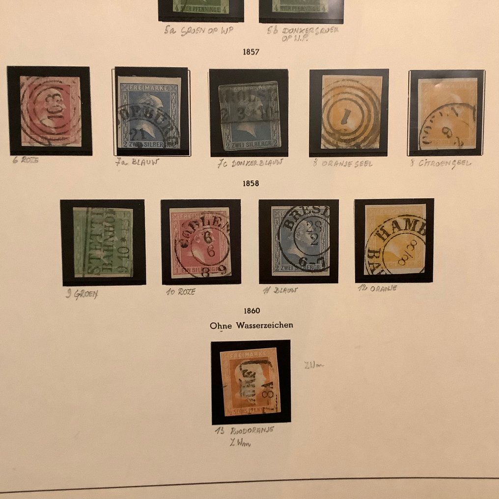 Πρωσία 1850/1186 - Όμορφη συλλογή σε άλμπουμ. - Michel 1/26 #2.1