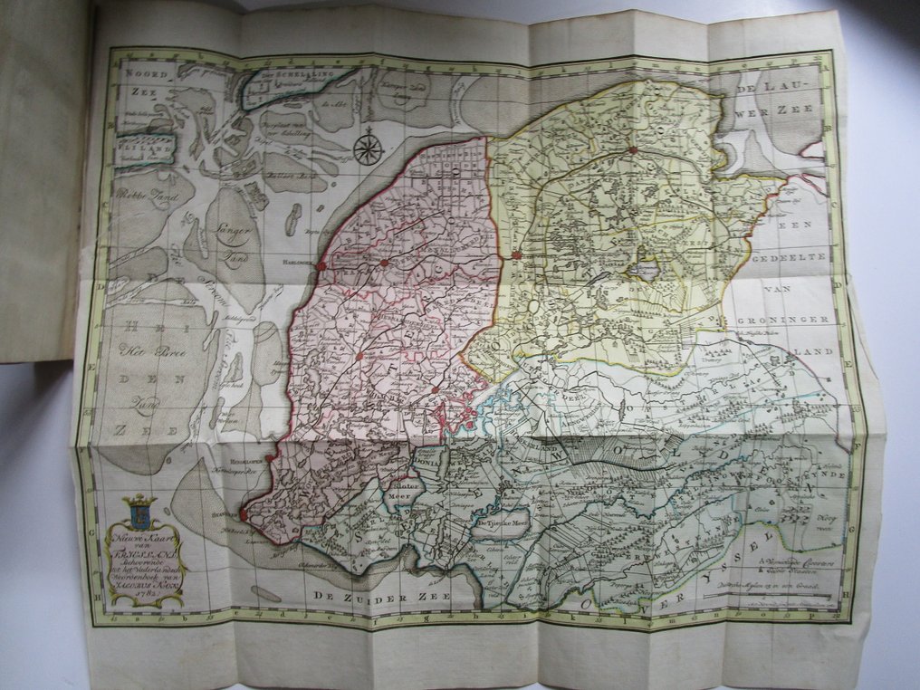 Jacobus Kok - Vaderlandsch woordenboek - met 4 grote uitvouwbare kaarten - 1782-1797 #1.0