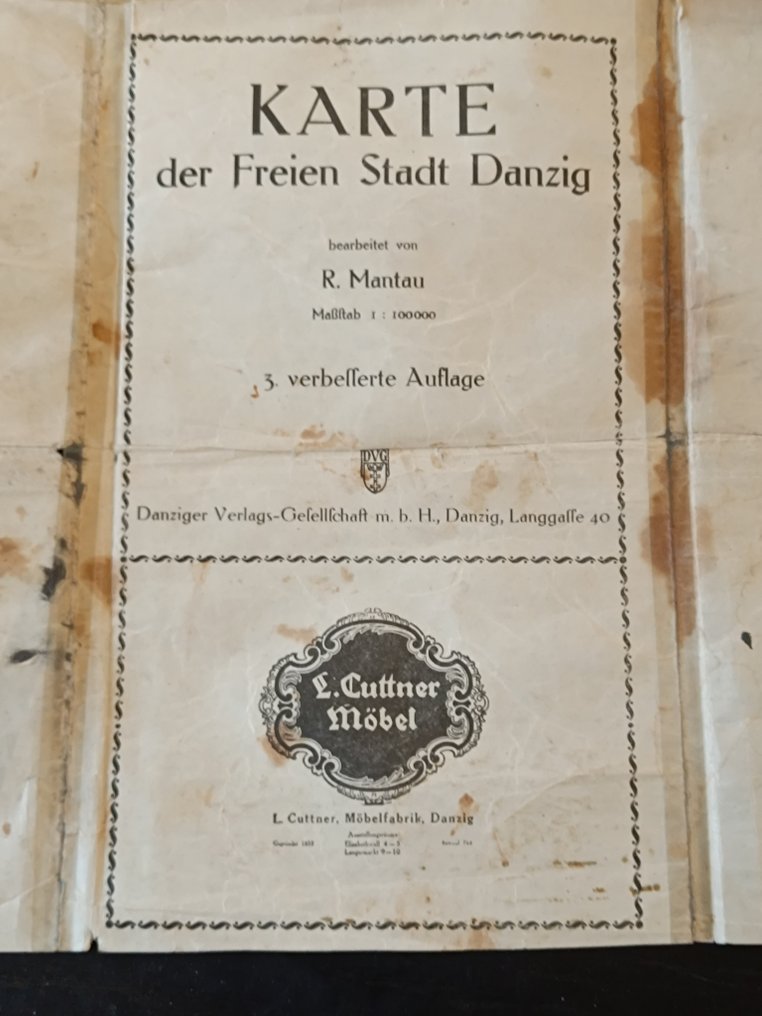 Germania - Sity; R.Mantau - Der Fraien stadt Danzig - 1951-1960 #2.1