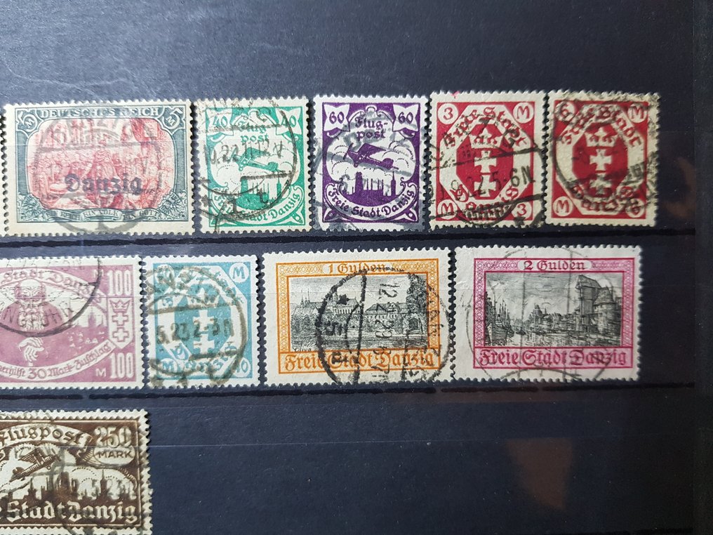 Danzig 1923 - Geprüfte Partie Siegel. #4.3