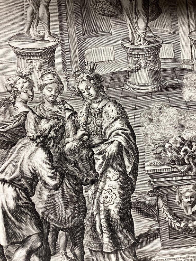 Francis Cleyn (c.1582-1658), by Pierre Lombard (1612-1682) - 6 Scenes from Virgil’s Aeneid - Publii Virgilii Maronis Opera per Johannem Ogilvium edita (6) #4.3