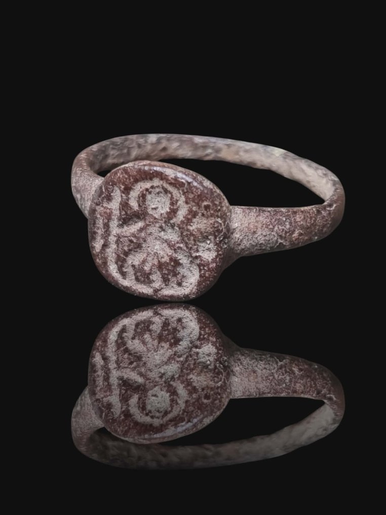 Bizánci Ritka főpap pecsét Gyűrű  (Nincs minimálár) #1.0