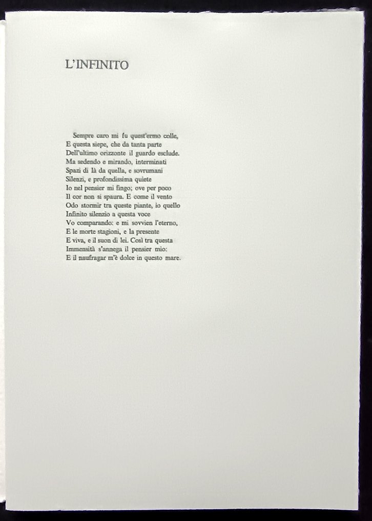 Giacomo Leopardi; Walter Valentini - Canti - 1997 #3.2