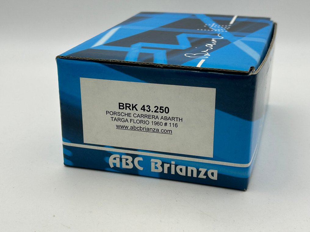 ABC Brianza 1:43 - Modellbausatz - Porsche Carrera Abarth Targa Florio 1960 #116 - Unberührtes Montageset - Modell in Glasfaser & Zubehör #3.2