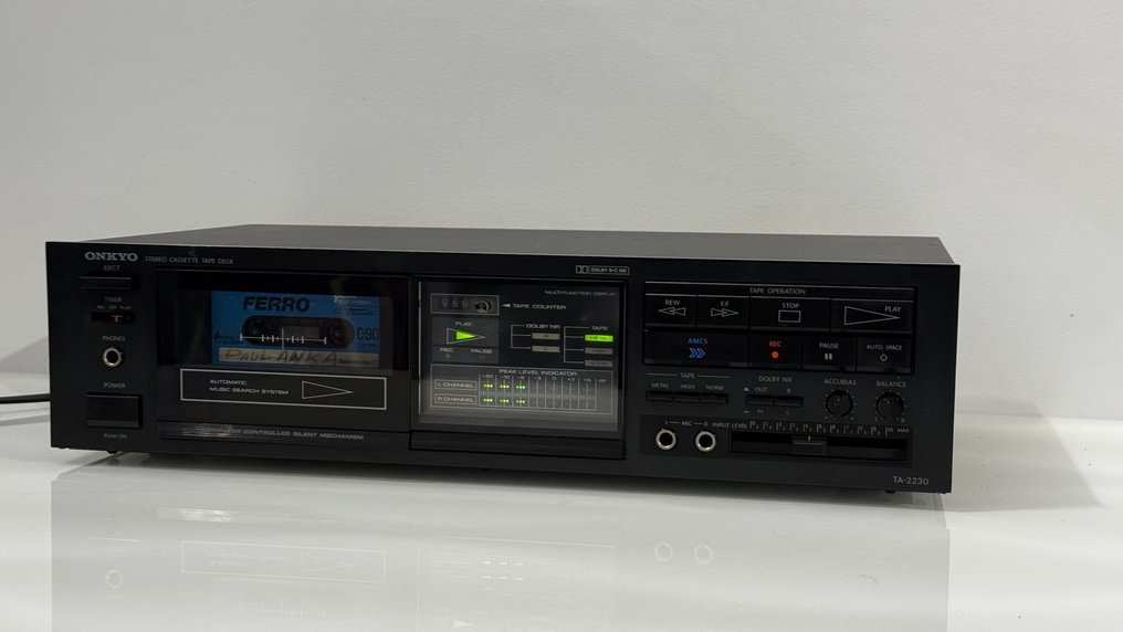 Onkyo - TA-2230, fabrication japonaise (Made in Japan), appareil hi-fi vintage de Cassette recorder-player #3.2