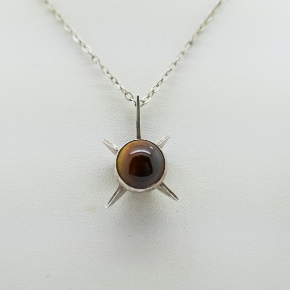 没有保留价 - 吊坠项链 银 - Salovaara #1.0