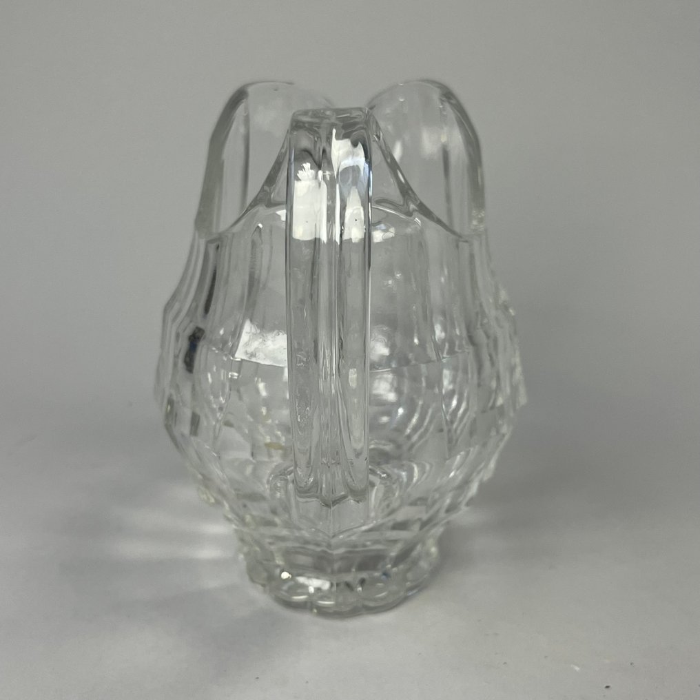 大口水壶 (3) - 艺术装饰风格 - 透明玻璃，立体派脚杯 - H. Markhbeinn，巴黎 - 约1920年 - 玻璃 #4.3