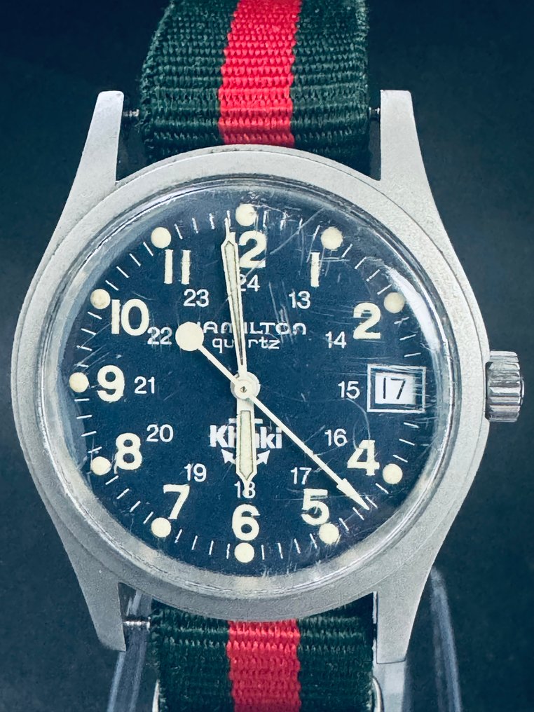 Hamilton - Khaki - Zonder minimumprijs - 9797 - Heren - 1990-1999  #1.0