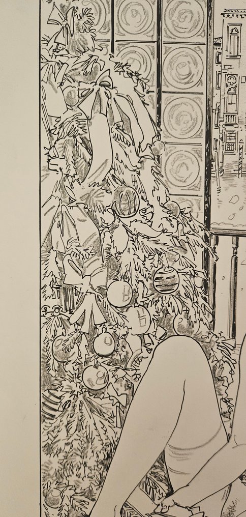 Luca Raimondo - 1 Original drawing - Luca Raimondo - Christmas in Venice - disegno preparatorio - 2025 #3.2