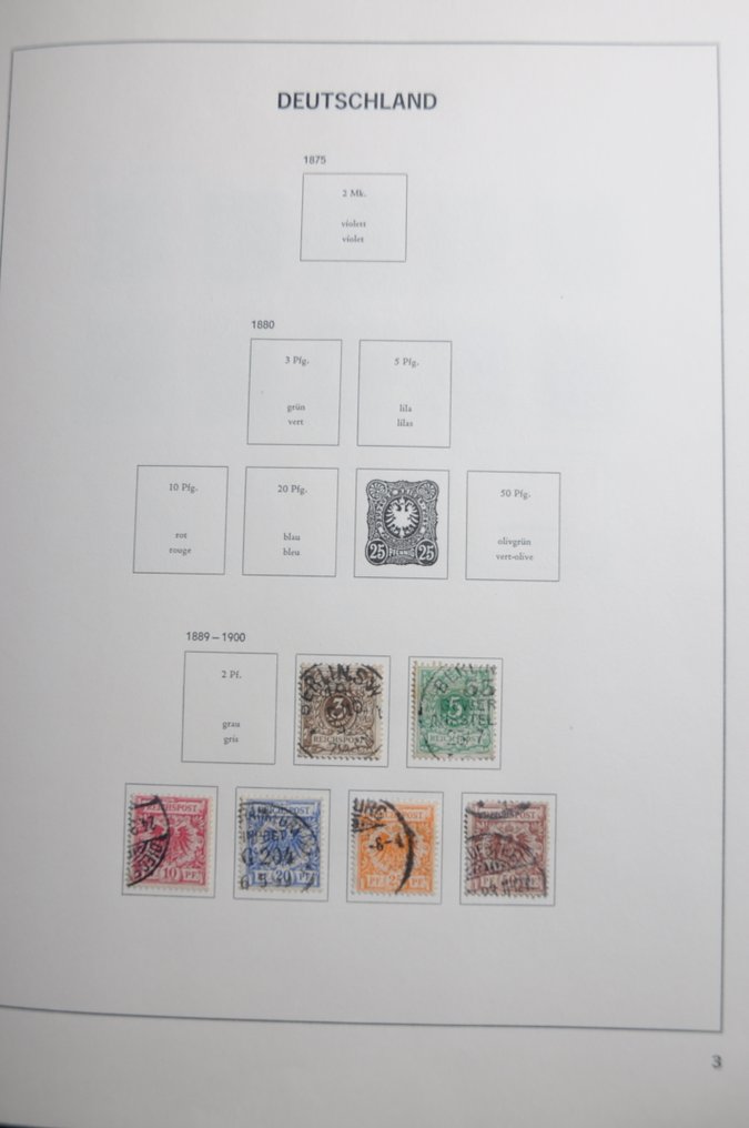 Germany's diverse periods  - Collection starting from classical in a DAVO album and stock books. #4.3