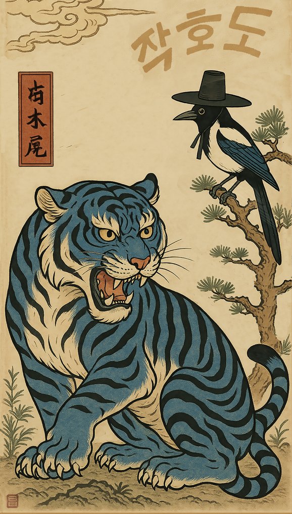 Kodo88 Giclée - Jakhodo: Demon Hunters 작호도 – Framed Edition 1/1 – Hand Signed #3.2