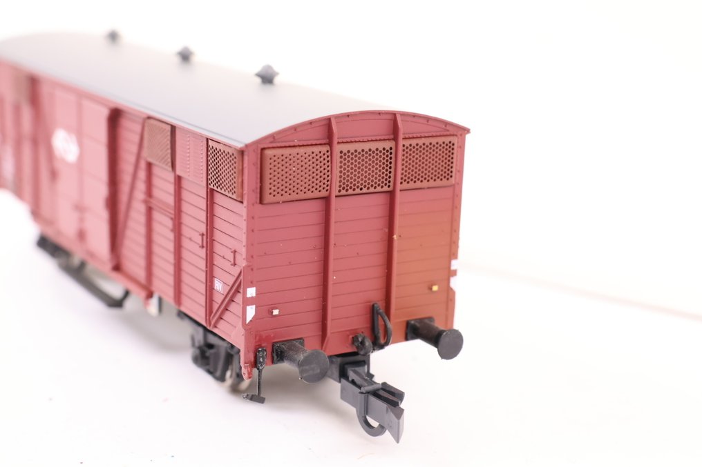 Artitec H0轨 - 20.164.03/20.164.04 - 模型火车货运车厢 (2) - 两节货物车厢 - NS #2.1