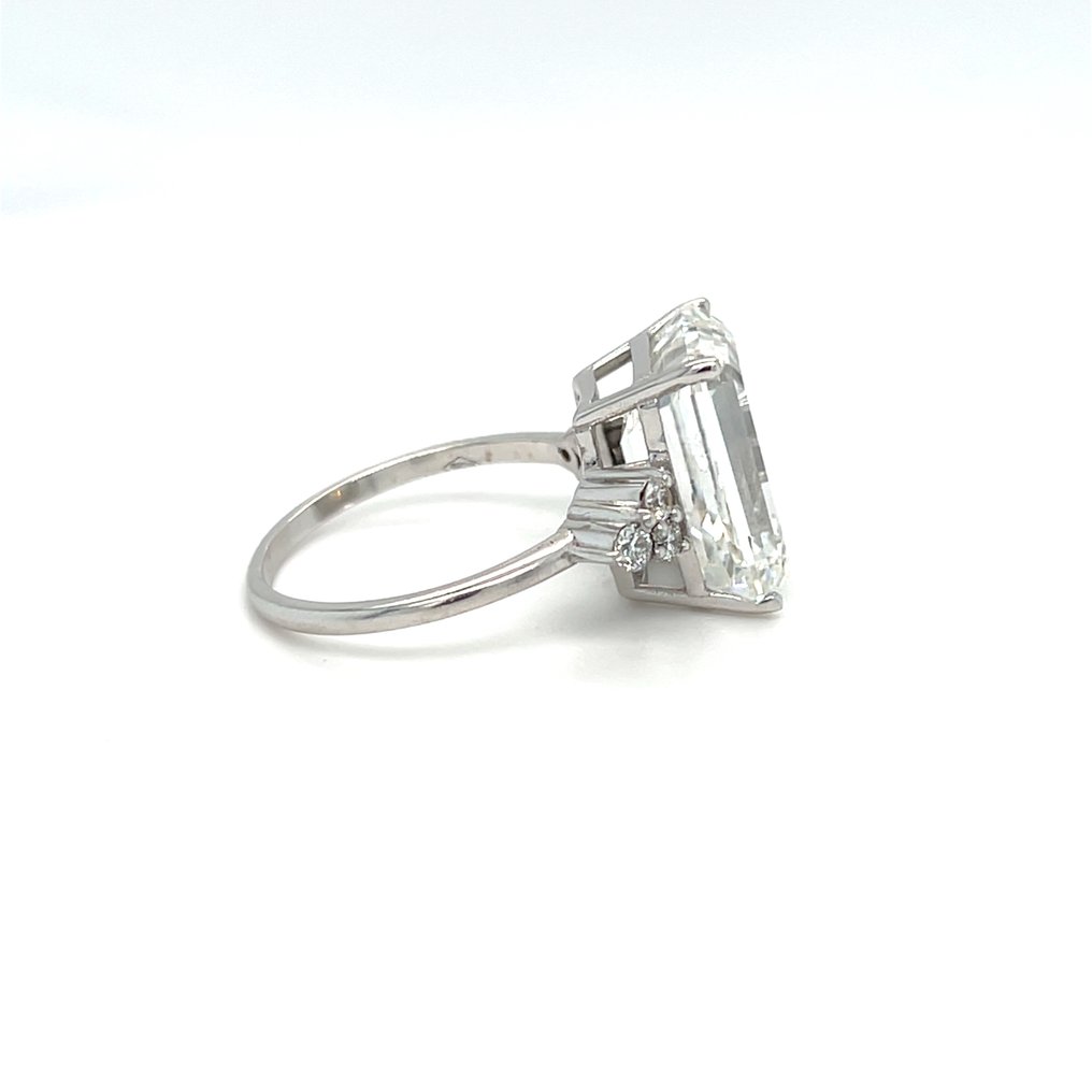 戒指 - 14K包金 白金 -  10.20ct. tw. 钻石 (实验室培育) - 钻石 #2.1