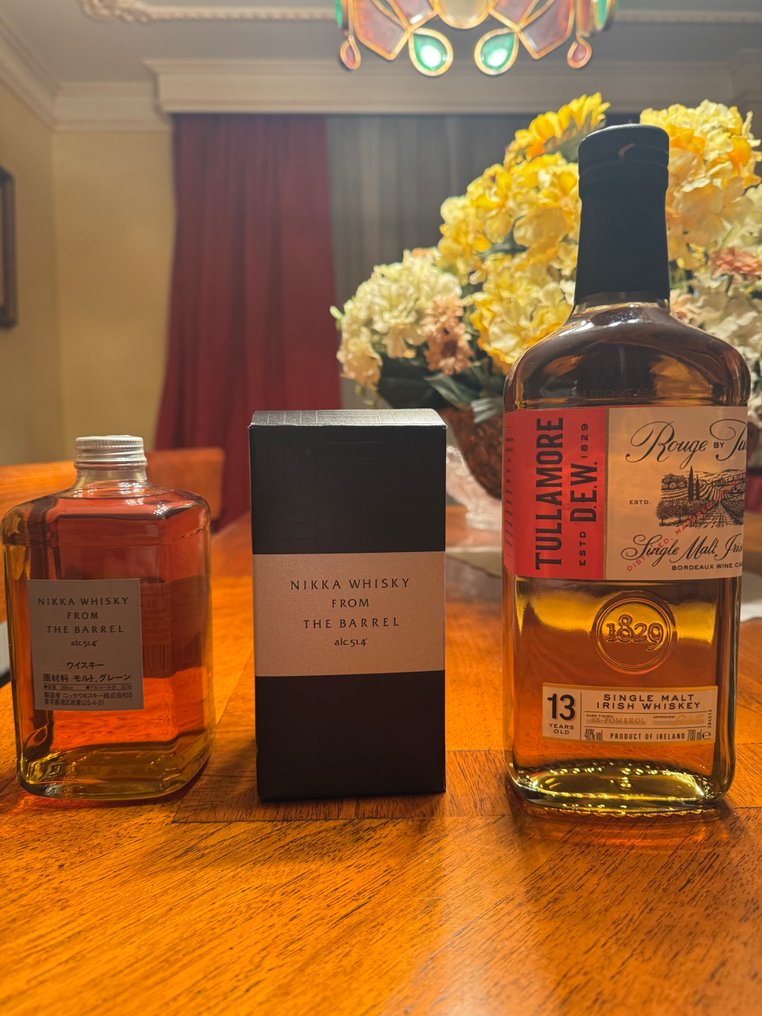 Nikka From The Barrel + Tullamore Dew 13yo - 50cl, 700ml - 2 pullojen #1.0