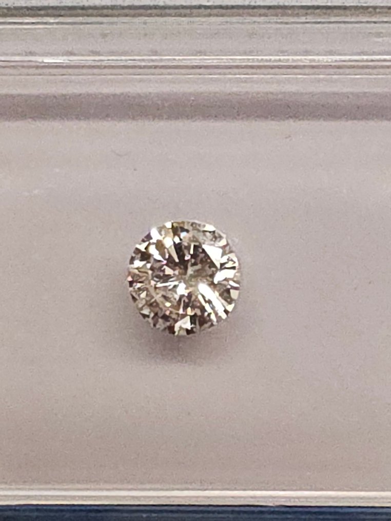 沒有保留價 - 1 pcs 鑽石  (天然)  - 0.30 ct - 圓形 - F(近乎無色) - SI2 - HRD Antwerp #2.1