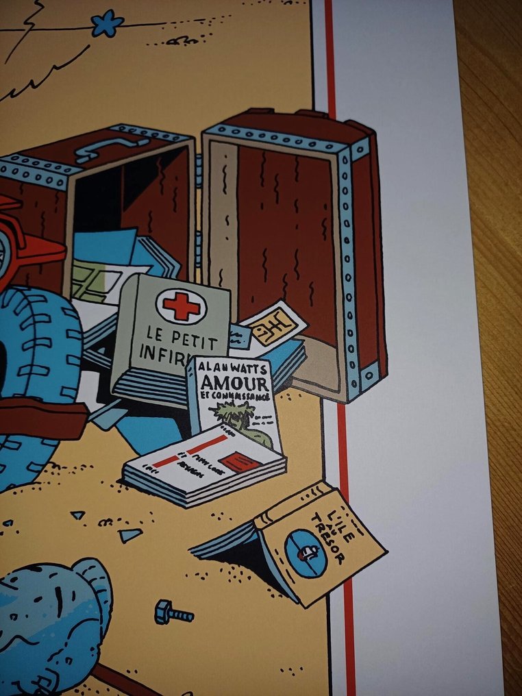 Exem - Amis de Hergé5 - 6 Lithograph - Tintin #3.2