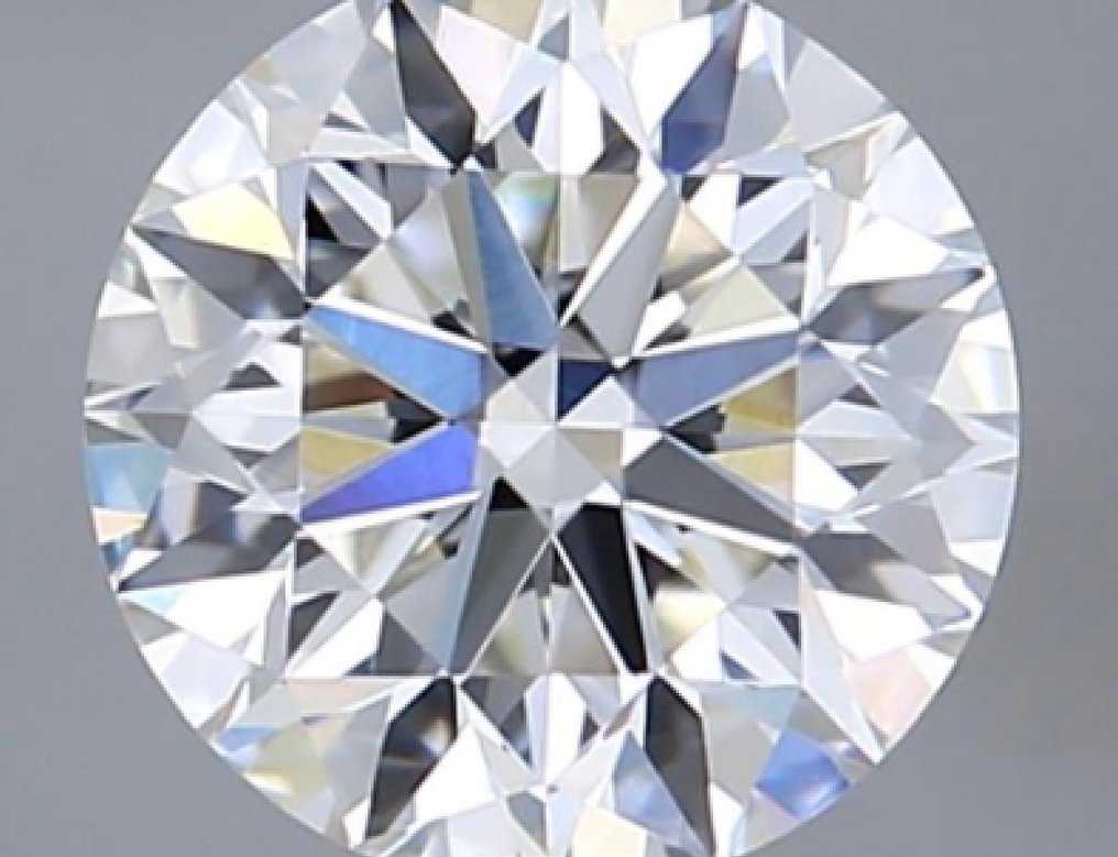 1 pcs 钻石  (天然)  - 0.51 ct - 圆形 - H - VVS1 极轻微内含一级 - 美国宝石研究院（GIA） #1.0