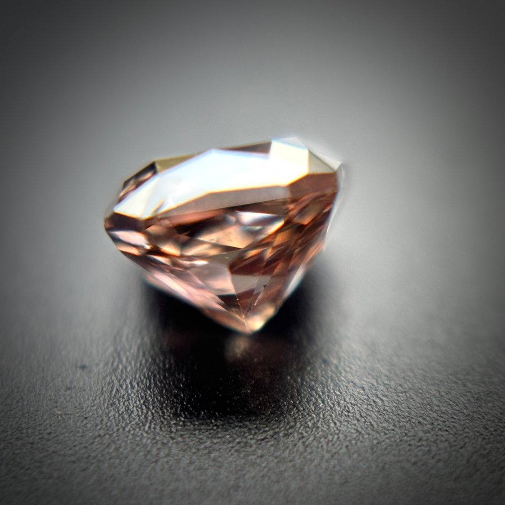 χωρίς τιμή ασφαλείας - 1 pcs Διαμάντι (Φυσικού χρώματος) - 0.32 ct - Ράντιαν - Fancy Καφέ Ροζ - I2 - Antwerp Laboratory for Gemstone Testing (ALGT) #3.2