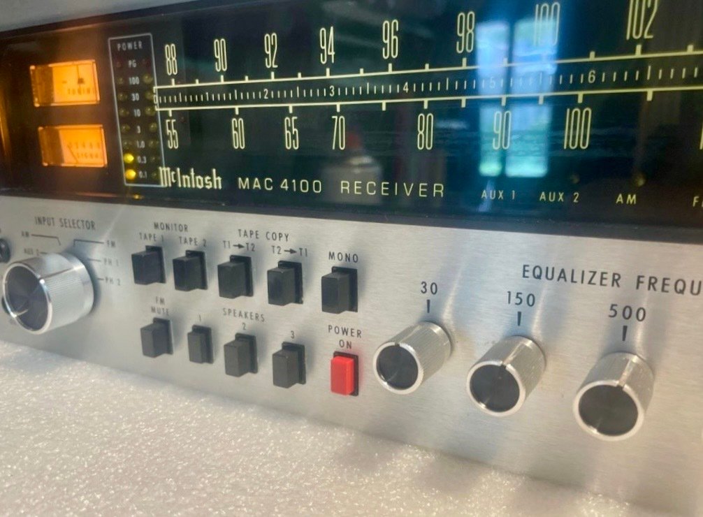 McIntosh - MAC 4100 - Recapped - RARE - 220V Solid state stereo receiver #2.1
