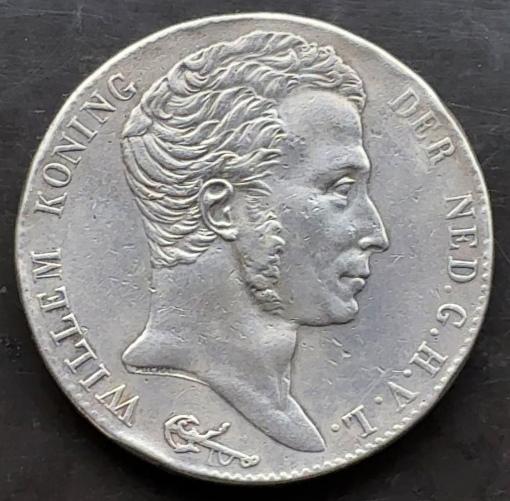 Ολλανδία. Willem I. 3 Gulden 1820 / Utrecht / PR- of ruim ZFR #1.0