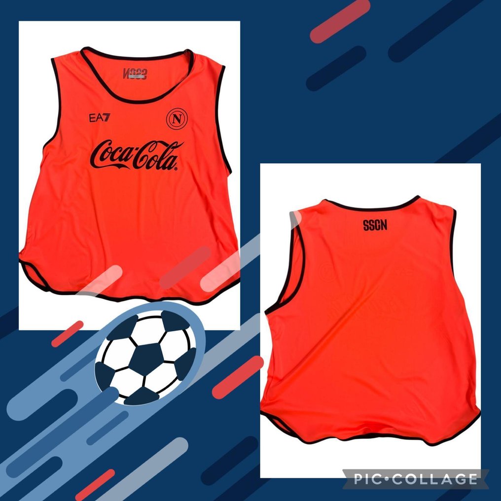 那不勒斯 - 意甲联赛 2024/2025 - SSC Napoli - Pettorina Allenamento Training - 足球衫 #1.0