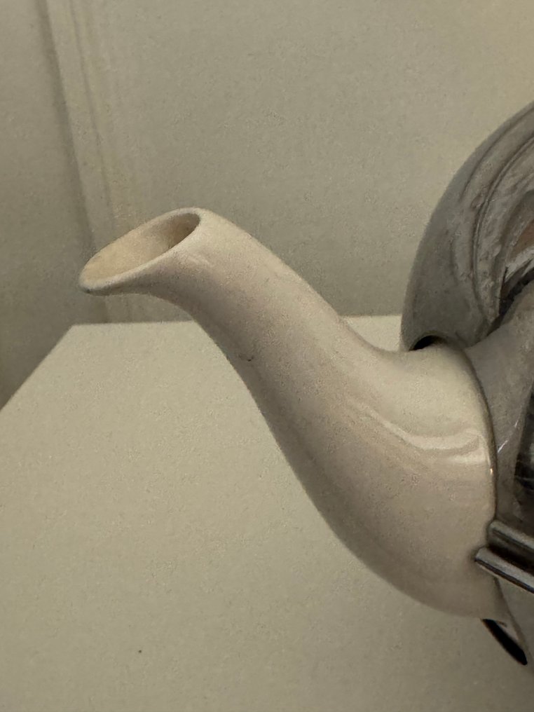 Benraad - Petrus Ragout - 整套茶具 (2) - 瓷器, 鍍鉻 #1.0