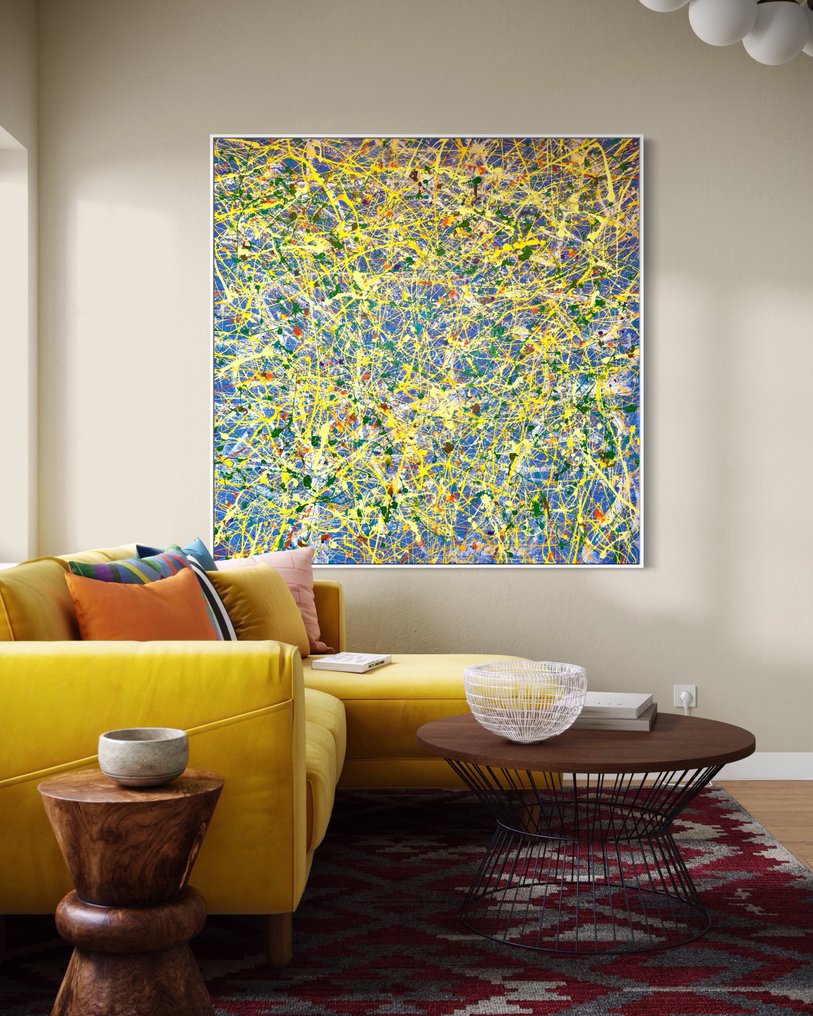 art studio | BRŪT - Abstract N° 2551.1 - XXL - 'BLOSSOM’ #1.0
