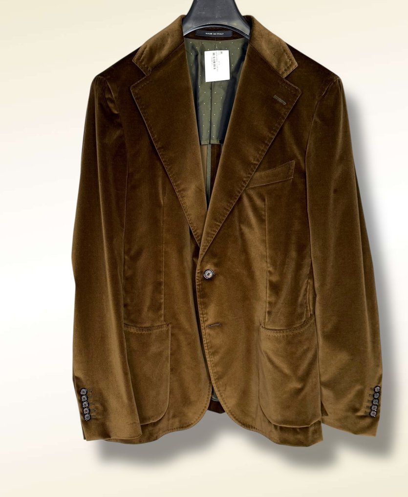 Tagliatore-Size 56-Velvet-Peak Lapel - Μπλέιζερ #1.0