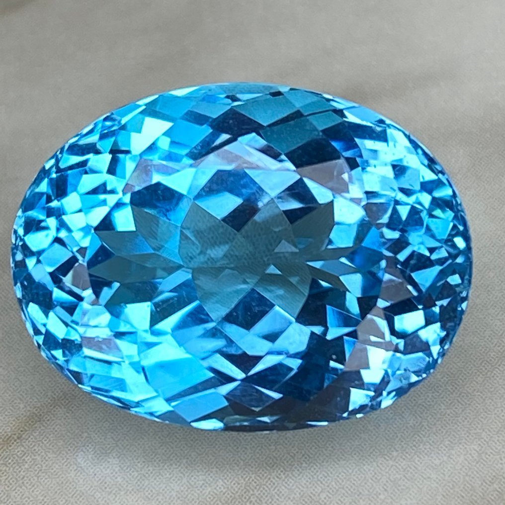 没有保留价 蓝色 黄宝石  - 34.72 ct - 国际有色宝石协会（ICA GemLab） #1.0