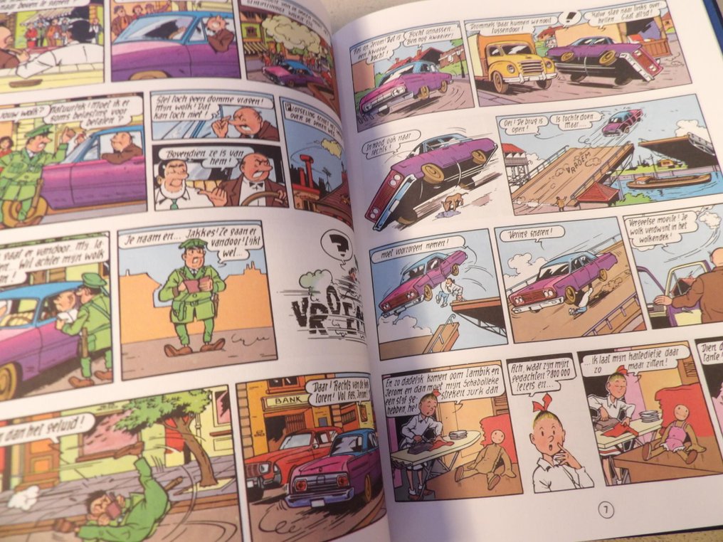 Suske en Wiske - De Schone Slaper - Fanclub uitgave - Luxe linnen HC - 1 Album - Første udgave - 2000 #4.3