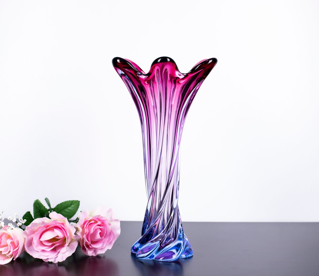 Vintage Sommerso Style - Βάζο - Γυαλί Murano #1.0