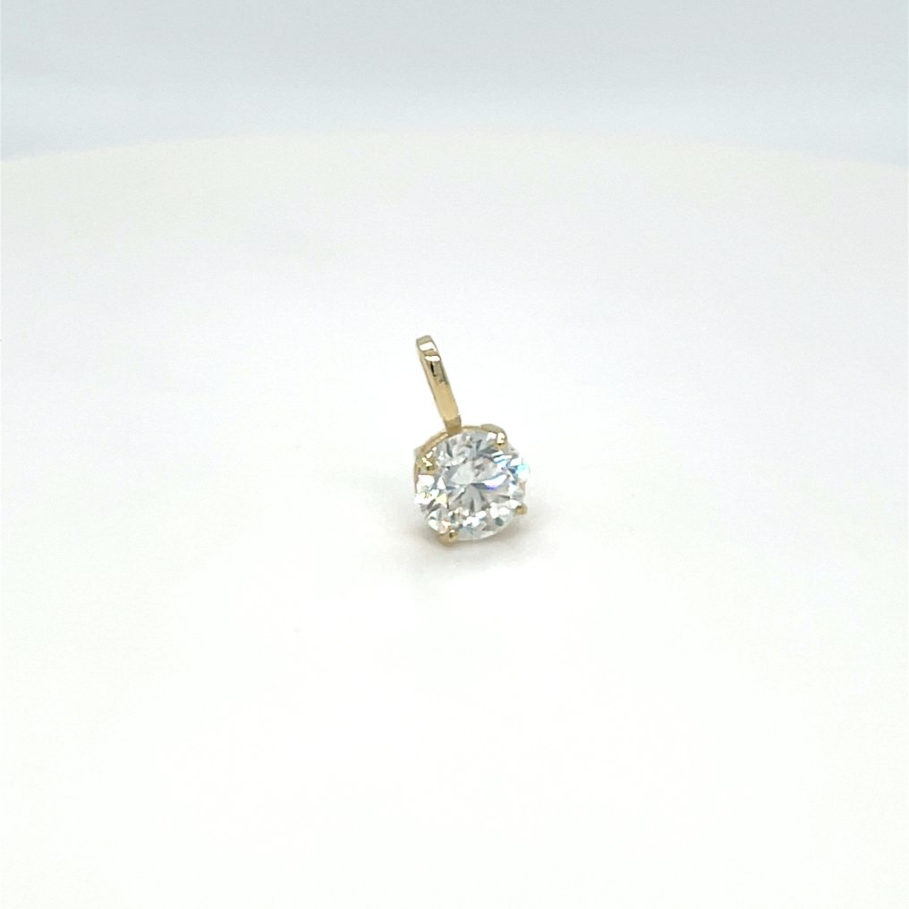 没有保留价 - 吊坠 - 14K包金 黄金 -  1.02ct. tw. 钻石 (实验室培育) #2.1