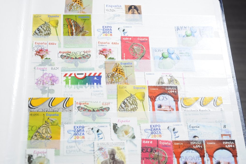 Spagna e Portogallo  - Ricerca fino a moderno con numeri in diversi stockboeken e un album DAVO (213 foto) #2.1