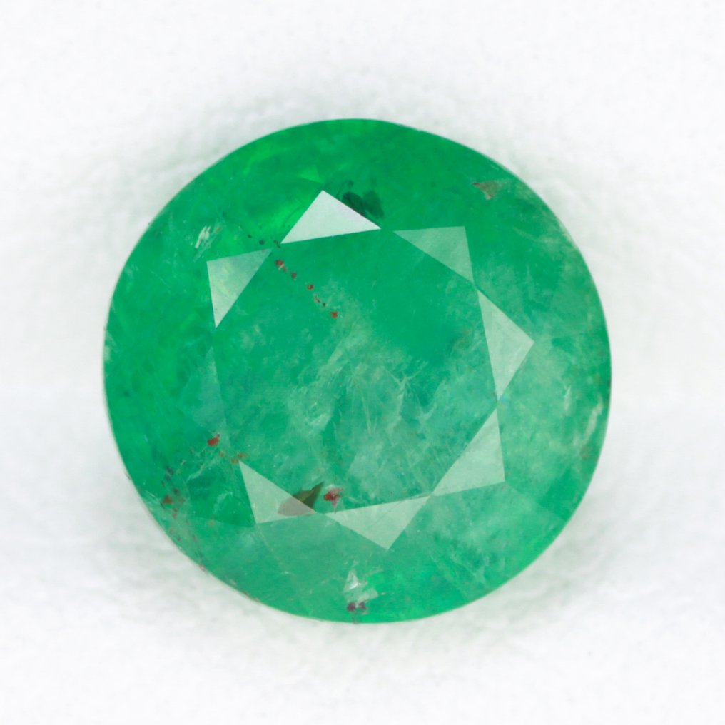 沒有保留價 綠色 祖母綠  - 2.18 ct - 國際有色寶石協會 (ICA GemLab) - 精细剪辑 {8mm} #1.0