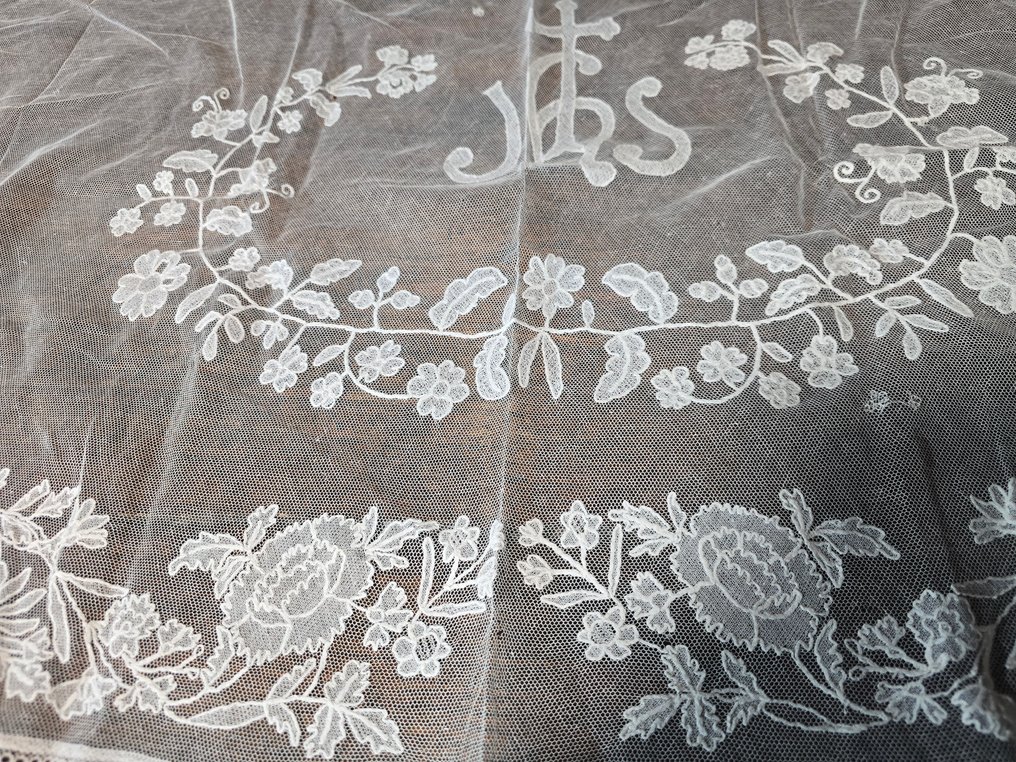 Ricamo  - 135 cm - 62 cm - Antichi ricami #1.0