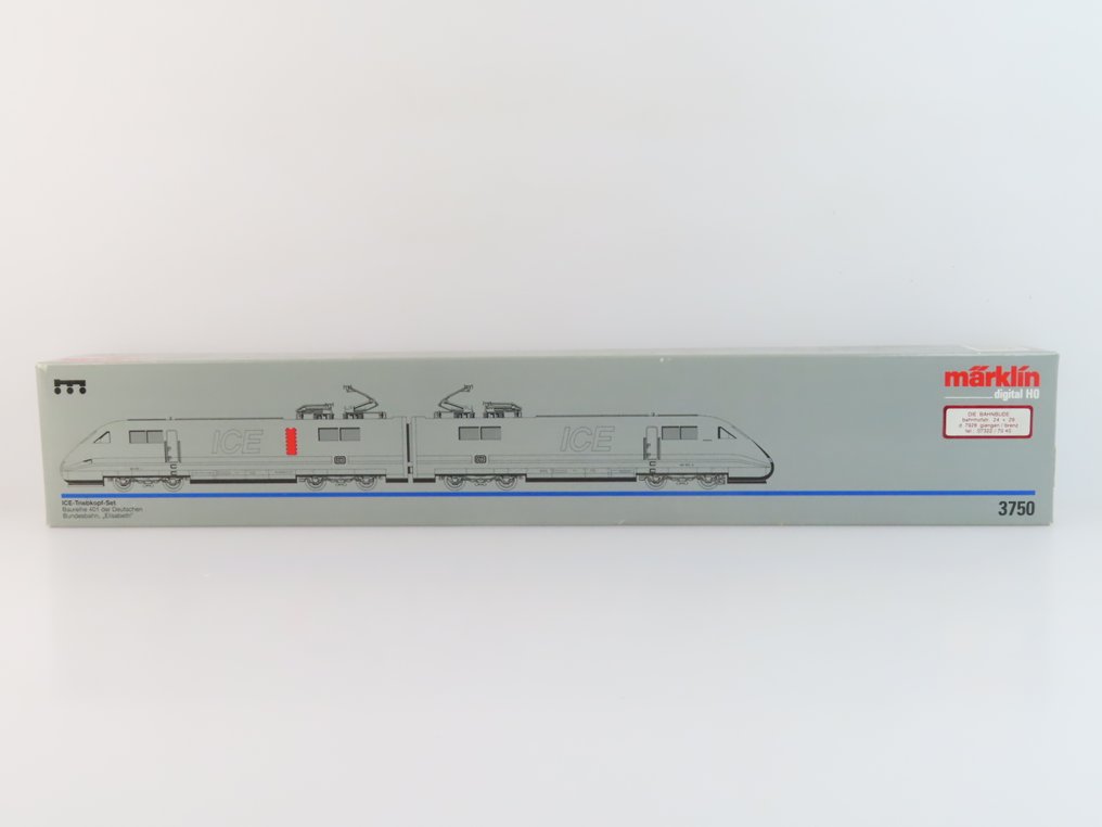 Märklin H0 - 3750 - Unitate tren (1) - Set de tren ICE 2-delig, model 401 «Elisabeth» - DB #4.3