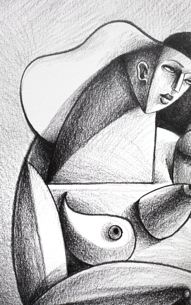 Jone Hopper - Etude Femme à la colombe #2.1