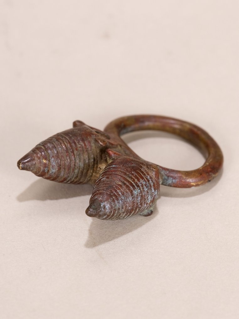 铜制生育吊坠，Dogon族，马里 - Dogon - 马里  (没有保留价) #3.2