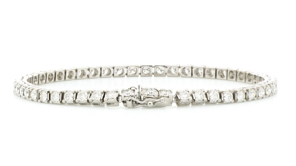 χωρίς τιμή ασφαλείας - Crivelli - Βραχιόλι - 18 καράτια Λευκός χρυσός -  4.00ct. tw. Διαμάντι (Φυσικό)  #1.0