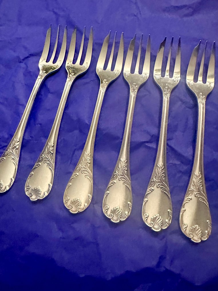 Christofle - 叉 (6) - Marly - 鍍銀 #4.3