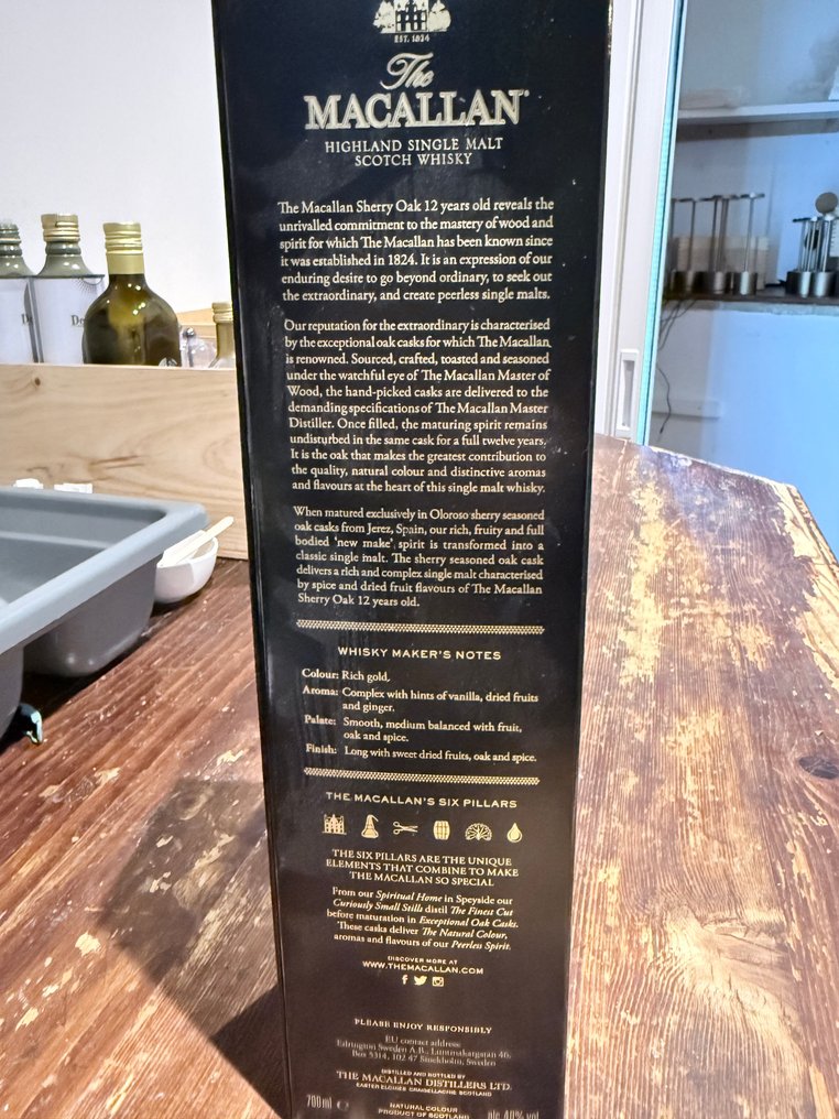 Macallan 12 years old Sherry Oak Cask  - 70cl #4.3