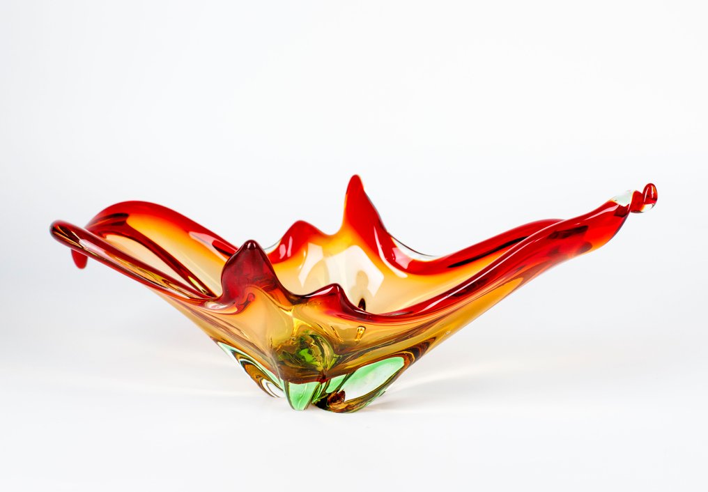 盘子 - 铀玻璃, 穆拉诺玻璃 - 碗 - 玻璃 #3.2