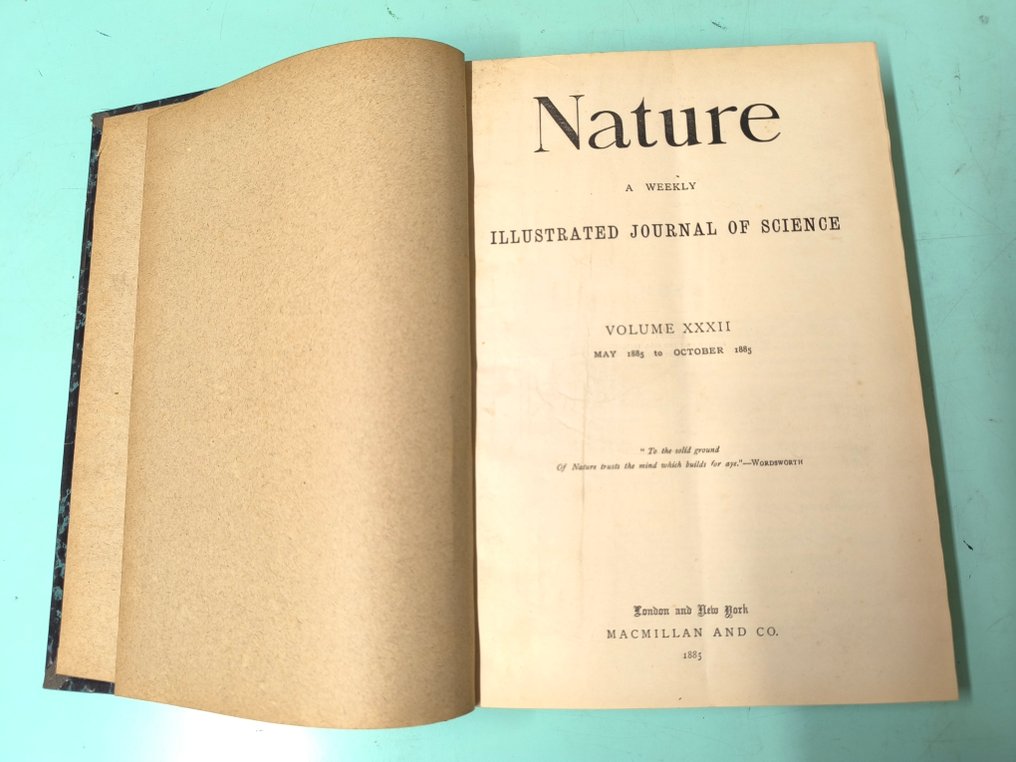 Multiple - Revues Nature A Weekly Illustrated Journal  of Science - 1883-1885 #3.2